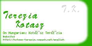 terezia kotasz business card